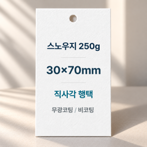 [일반행택] 직사각 행택 70x30mm
